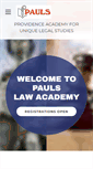 Mobile Screenshot of paulslawacademy.com